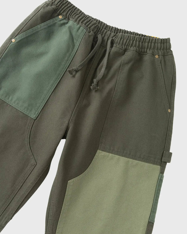 Service Works Patchwork Utility Chef Pants Groen bove 