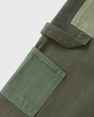 Service Works Patchwork Utility Chef Pants Groen cu