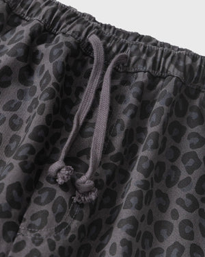 Service Works Patterned Easy Chef Pants Zwart Luipaard touw