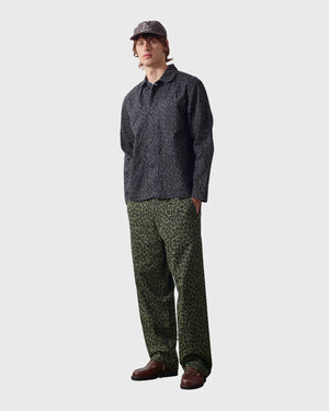 Service Works Patterned Easy Chef Shirt Zwart Luipaard ver