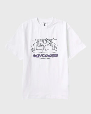 Service Works Symphony Tee Wit shirt