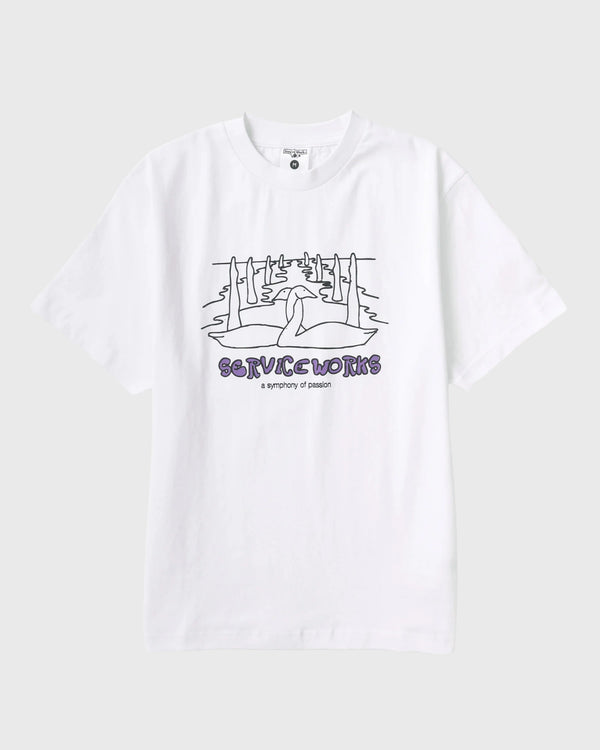 Service Works Symphony Tee Wit shirt