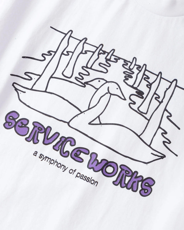 Service Works Symphony Tee Wit cu