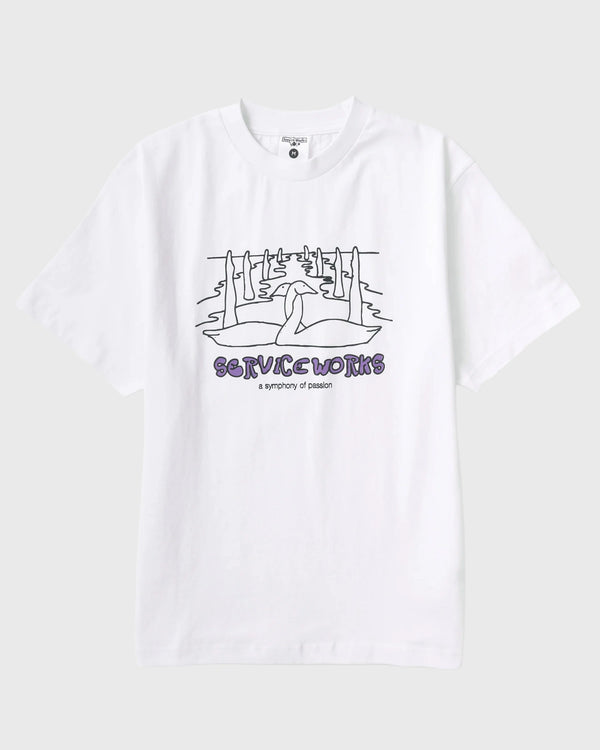 Service Works Symphony Tee Wit boven ver