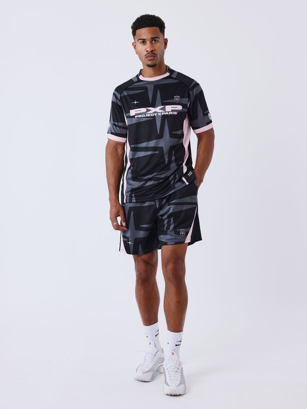 Project X Paris Shorts Schwarz Rosa