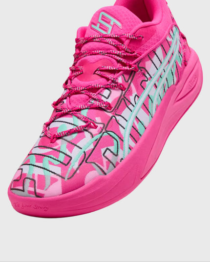 Puma Stewie 4 Timeless Groen zwevend met achtergrond wit