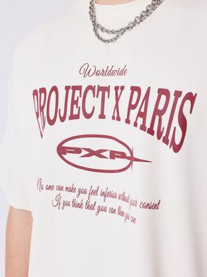 Project X Paris T-shirt Worldwide Wit