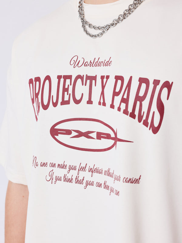 Project X Paris T-shirt Worldwide Wit
