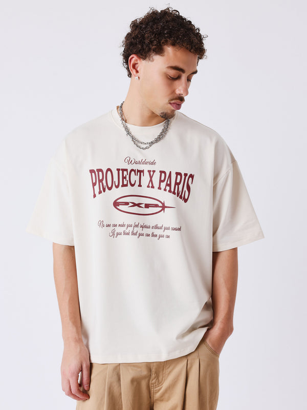Project X Paris T-shirt Worldwide Wit
