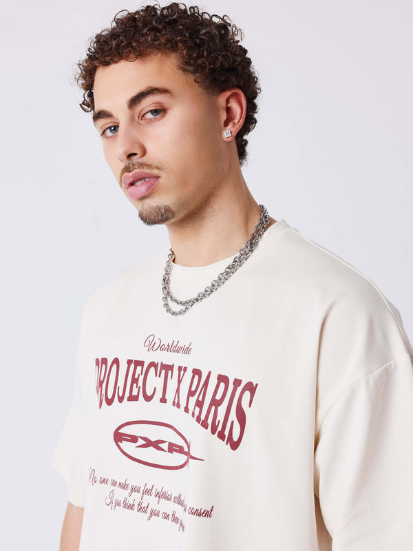 Project X Paris T-shirt Worldwide Wit