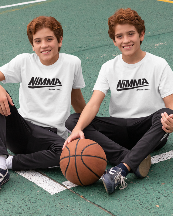 Nimma Basketball t-shirt Wit