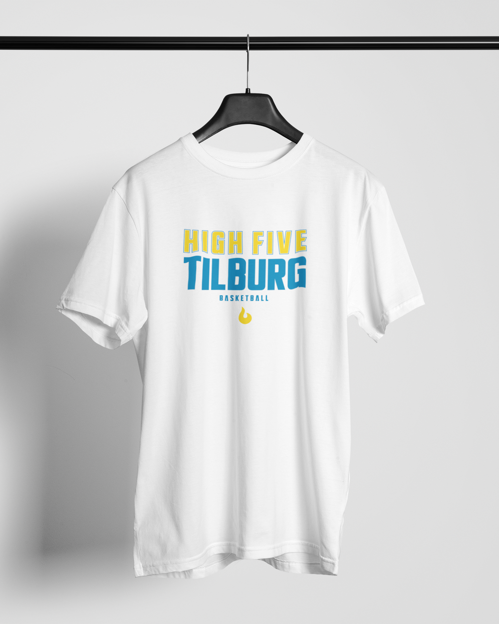 High Five Tilburg Shootingshirt Font Wit