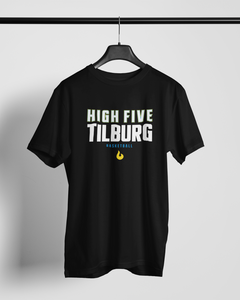 High Five Tilburg Shootingshirt Font Zwart