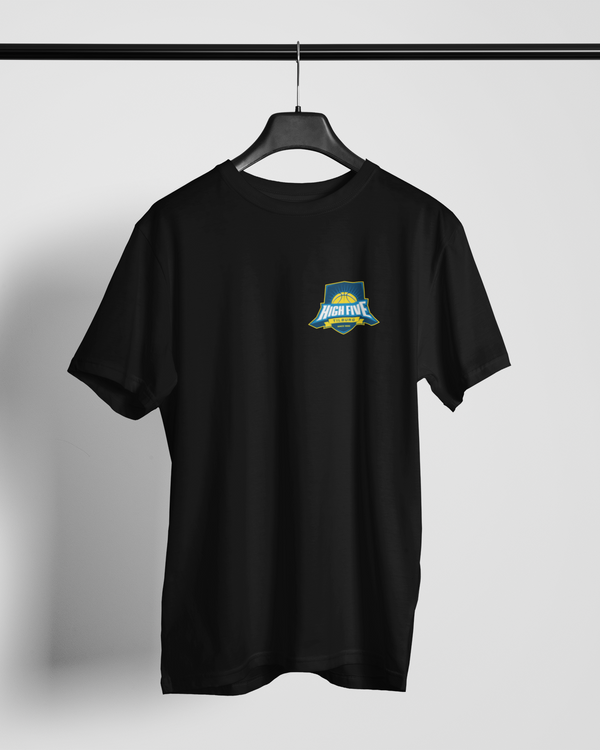High Five Tilburg Shootingshirt Logo Zwart