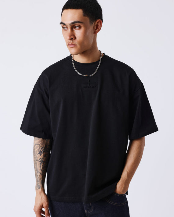 Project X Paris T-shirt Reliëf Zwart
