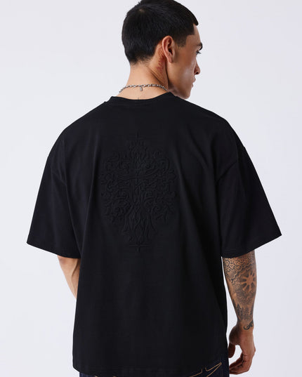 Project X Paris T-shirt Reliëf Zwart