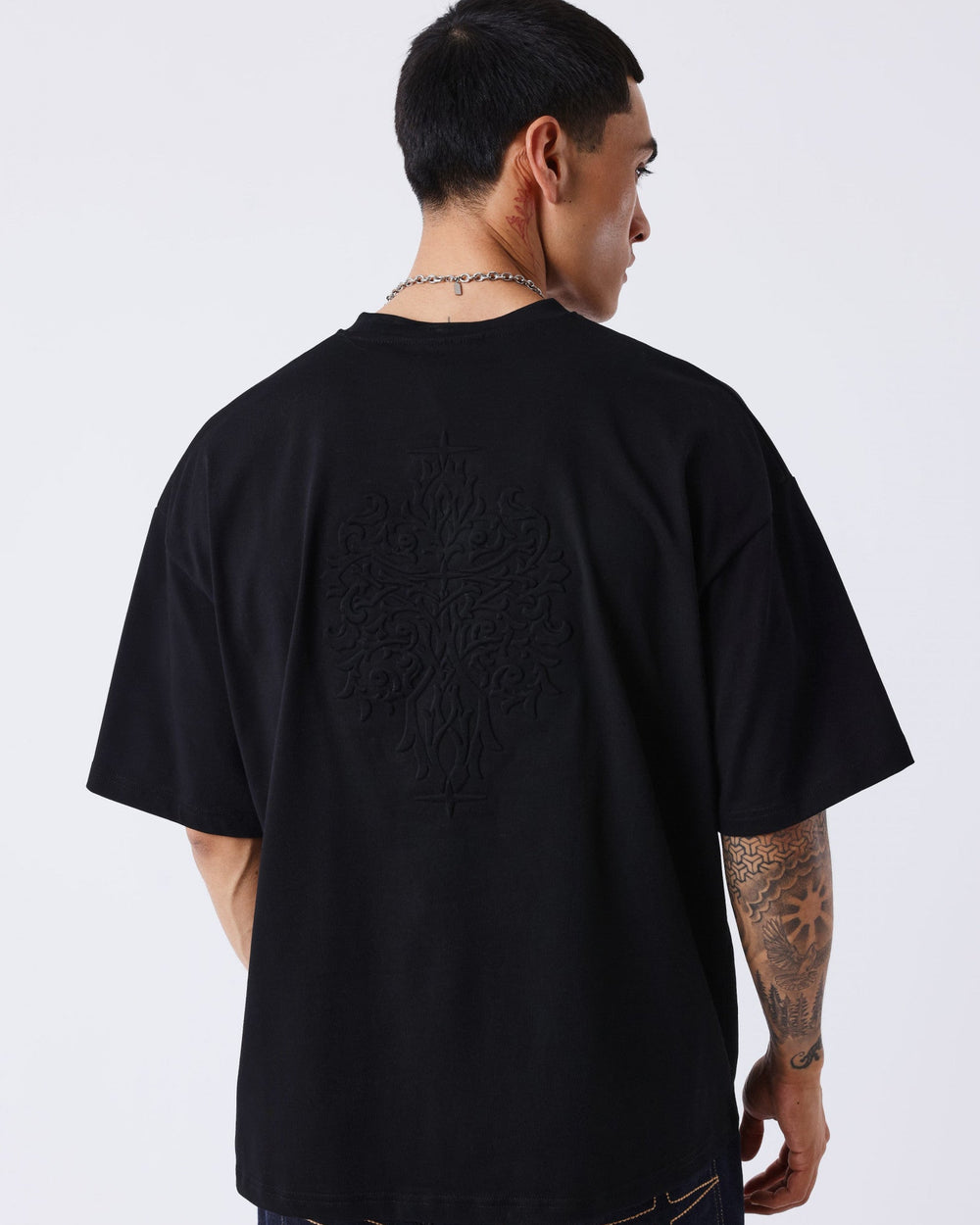 Project X Paris T-shirt Reliëf Zwart