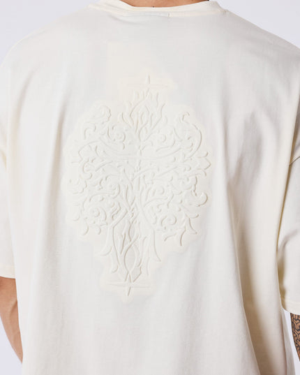 Project X Paris T-shirt Reliëf Gebroken Wit