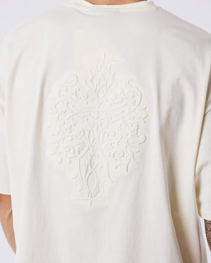 Project X Paris T-shirt Reliëf Gebroken Wit