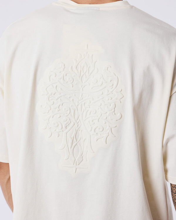 Project X Paris T-shirt Reliëf Gebroken Wit