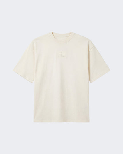 Project X Paris T-shirt Reliëf Gebroken Wit