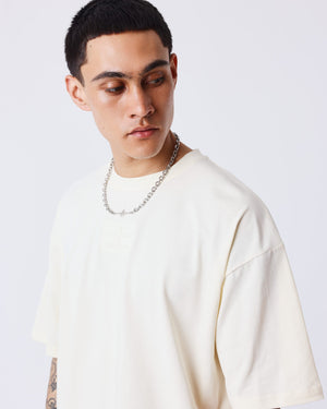 Project X Paris T-shirt Reliëf Gebroken Wit
