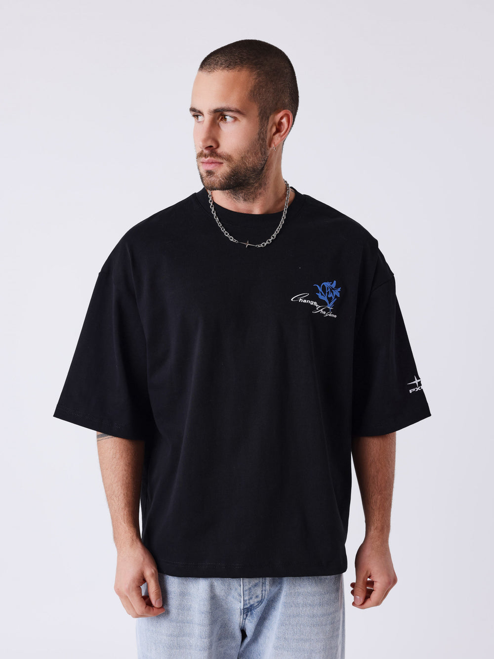 Project X Paris T-shirt Floral Zwart - Burned Sports