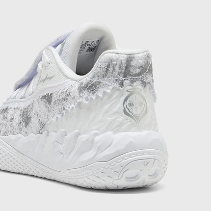 Puma MB.05 Lo Team Basketbalschoen Wit Grijs