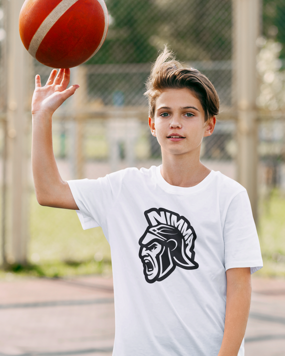 Nimma Basketball Warrior t-shirt Wit
