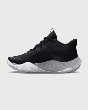 Under Armour Jet '23 GS Basketballschuh Schwarz Grau Innenansicht