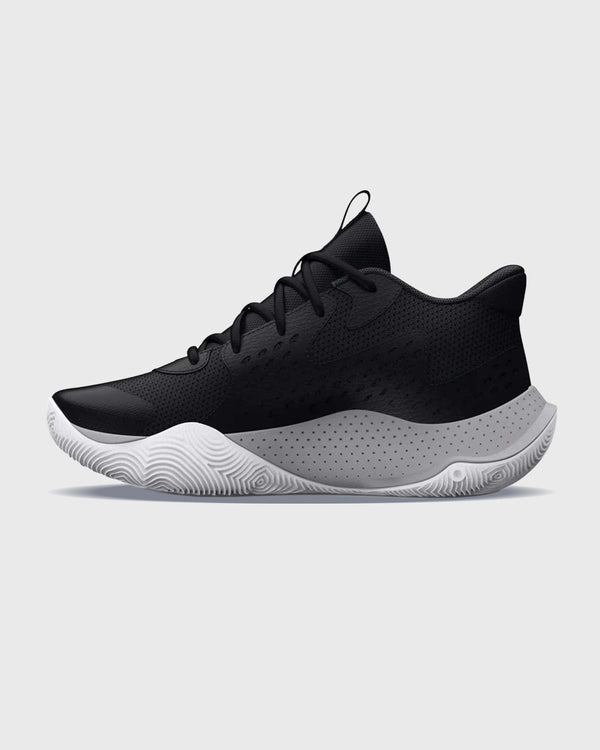 Under Armour Jet '23 GS Basketballschuh Schwarz Grau Innenansicht