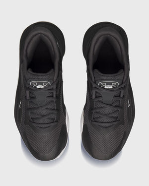 Under Armour Jet '25 GS Basketbalschoen Zwart bovenaanzicht