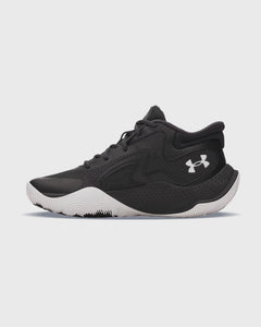 Under Armour Jet '25 GS Basketbalschoen Zwart linkeraanzicht