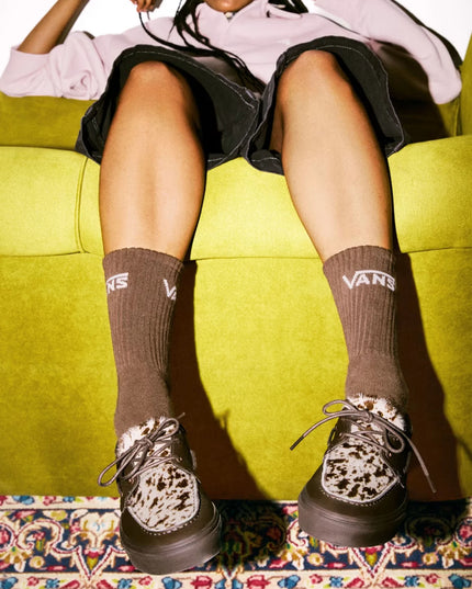 Vans 2-Eyelet Boat Shoe Pony Hair Bootschoen Bruin Luipaard