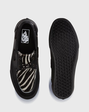 Vans 2-Eyelet Boat Shoe Pony Hair Bootschoen Zwart