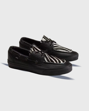 Vans 2-Eyelet Boat Shoe Pony Hair Bootschoen Zwart