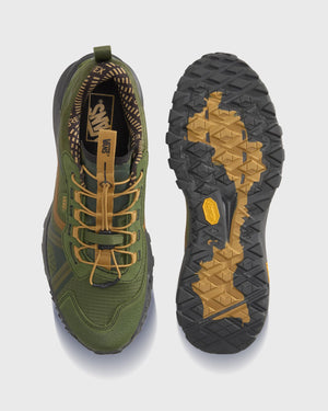 Vans Crosspath XC GORE-TEX MTE Sneaker Groen boven en zoolaanzicht