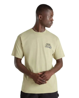 Vans-Wrenched-Tee-Green-Model-Front