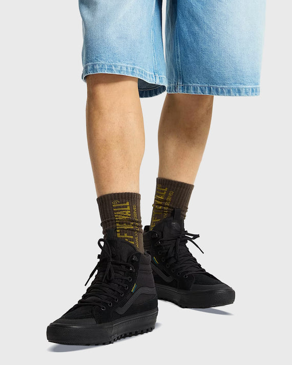 Vans Sk8-HI Waterproof Insulated Zwart vooraanzicht