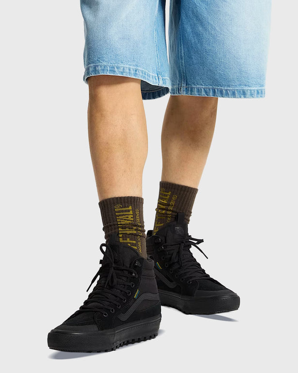 Vans Sk8-HI Waterproof Insulated Zwart vooraanzicht