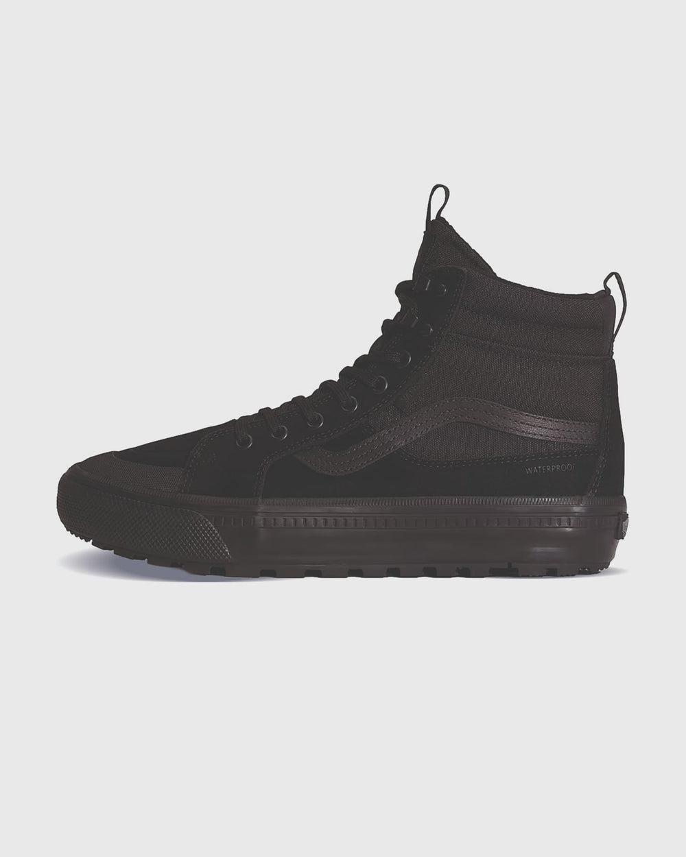 Vans Sk8-HI Waterproof Insulated Zwart Linkeraanzicht