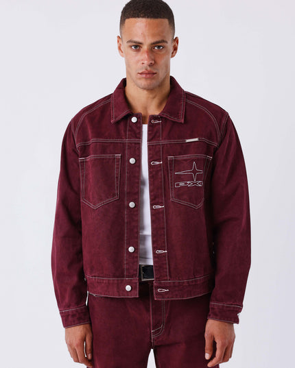 Project X Paris Knock Out Jacket Bordeaux