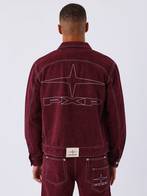 Project X Paris Knock Out Jacket Bordeaux