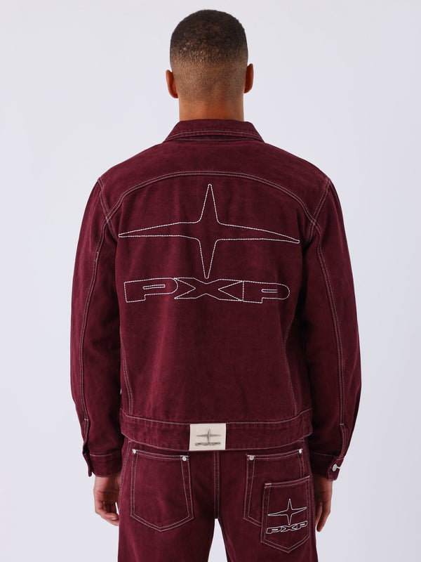 Project X Paris Knock Out Jacket Bordeaux