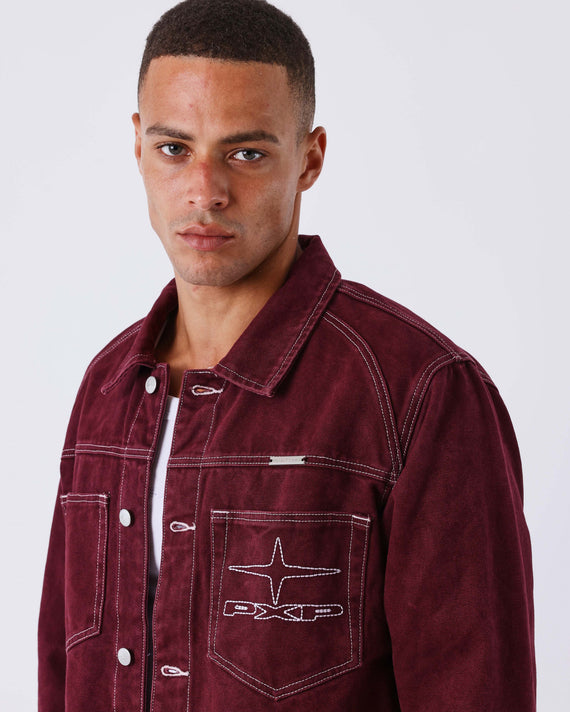 Project X Paris Knock Out Jacket Bordeaux