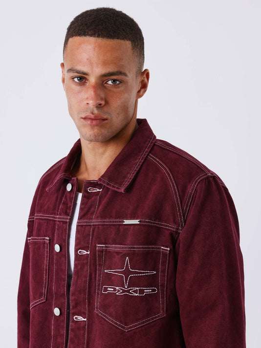 Project X Paris Knock Out Jacket Bordeaux