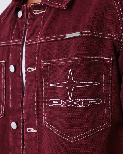 Project X Paris Knock Out Jacket Bordeaux
