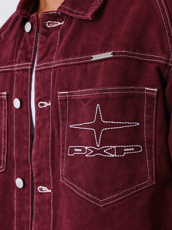 Project X Paris Knock Out Jacket Bordeaux