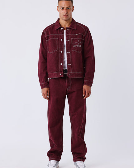 Project X Paris Knock Out Jacket Bordeaux