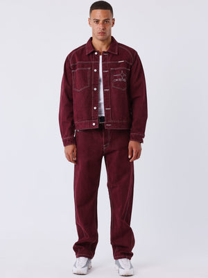 Project X Paris Knock Out Jacket Bordeaux